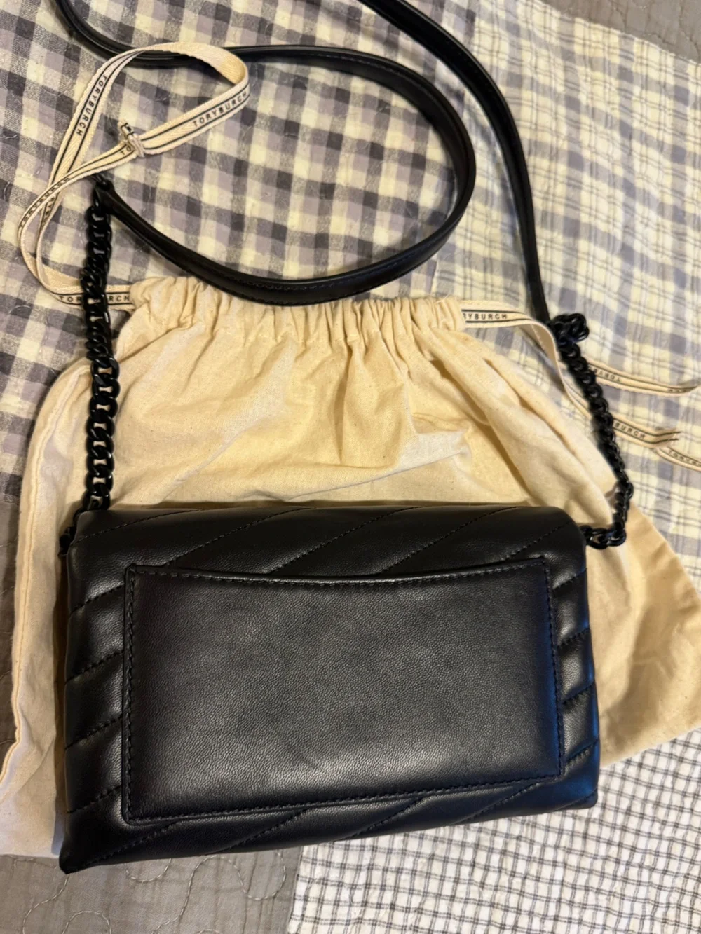 Tory Burch Kira Chevron Chain Wallet